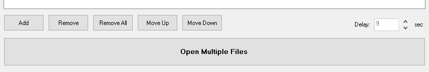 Open Multiple Files Button